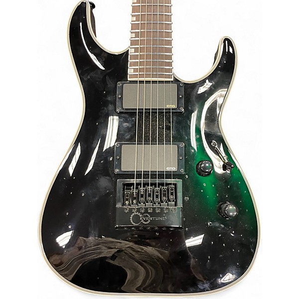 Used ESP LTD MH-1007 Deluxe Black Solid Body Electric Guitar