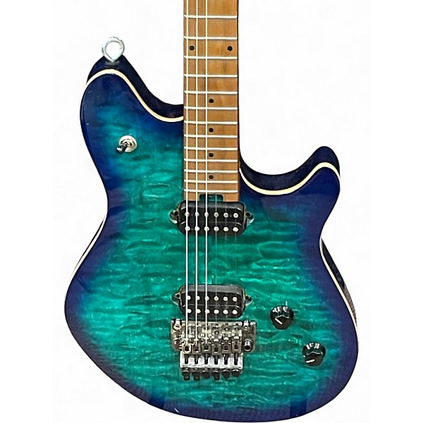 Used EVH Wolfgang Standard Ocean Turquoise Solid Body Electric Guitar
