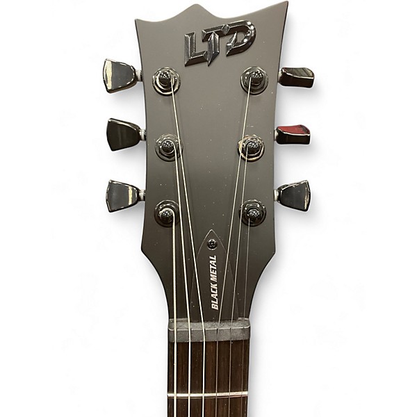 Used ESP LTD EC-Black Metal BLACK  Solid Body Electric Guitar