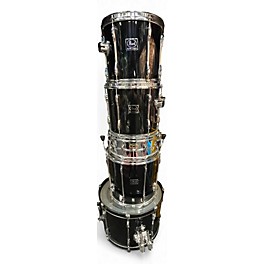 Used Pearl 5 Piece Export Black Drum Kit