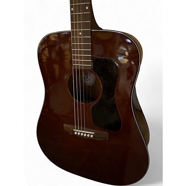Vintage 1985 Guild D25 ACOUSTIC GUITAR Maroon Acoustic Guitar