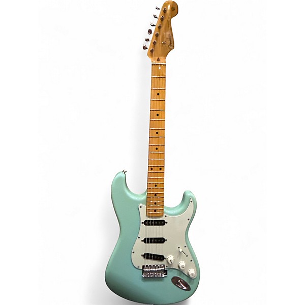 Used 1997 Fender ST-57 Stratocaster Reissue Surf Green Solid Body Electric Guitar