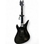 Used Schecter Guitar Research SYNYSTER DELUXE Black Solid Body Electric Guitar