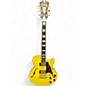 Used D'Angelico DELUXE SS  Electric Yellow  Hollow Body Electric Guitar thumbnail