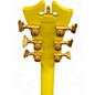 Used D'Angelico DELUXE SS  Electric Yellow  Hollow Body Electric Guitar
