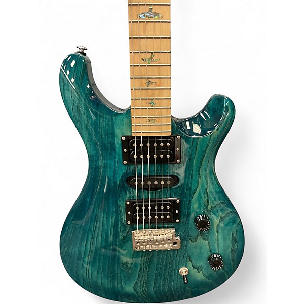 Used PRS SE Swamp Ash Special Iri Blue Solid Body Electric Guitar