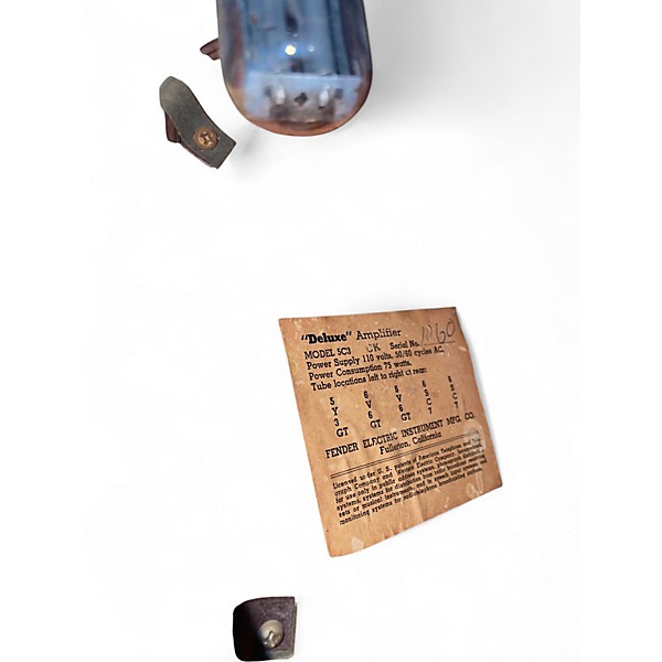 Vintage 1953 Fender Deluxe Tube Guitar Combo Amp