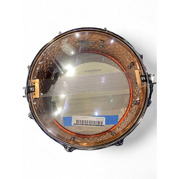 Used Natal Drums 13X5.5 Hand Hammered Series Snare Copper Drum