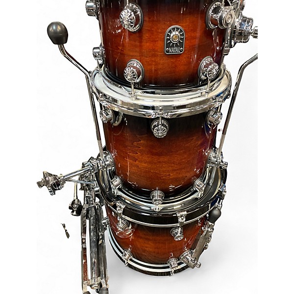 Used Natal Drums 3 Piece Cafe Racer Mocha Drum Kit