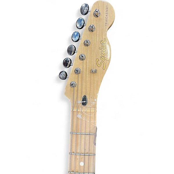 Used Squier paranormal Capri Orange Hollow Body Electric Guitar