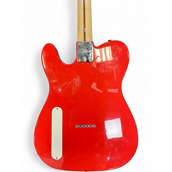 Used Squier paranormal Capri Orange Hollow Body Electric Guitar