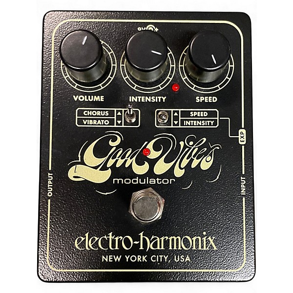 Used Electro-Harmonix Good Vibes Modulator Effect Pedal