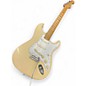 Used 2002 Fender Standard Strat Antique White Solid Body Electric Guitar
