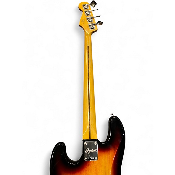 Used Squier Classic Vibe 1960S Jazz Bass 2 Tone Sunburst Electric Bass Guitar