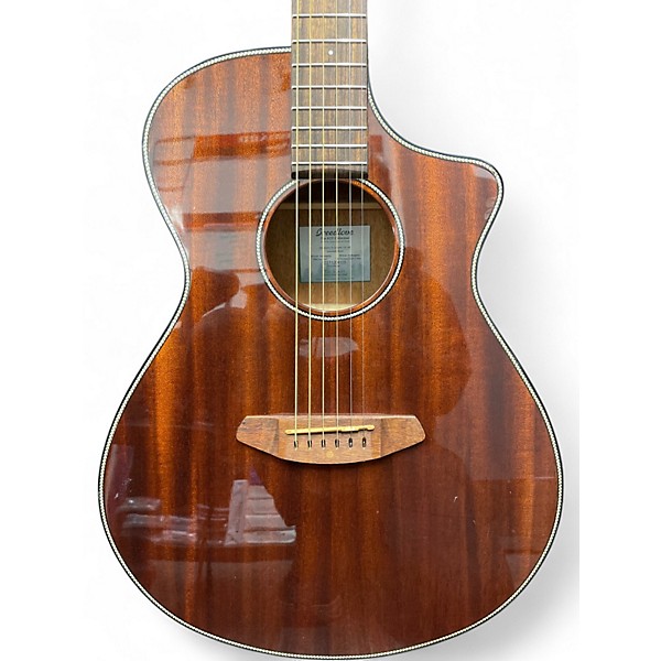 Used Breedlove Discovery S CE HB African Mahogany Acoustic Electric Guitar