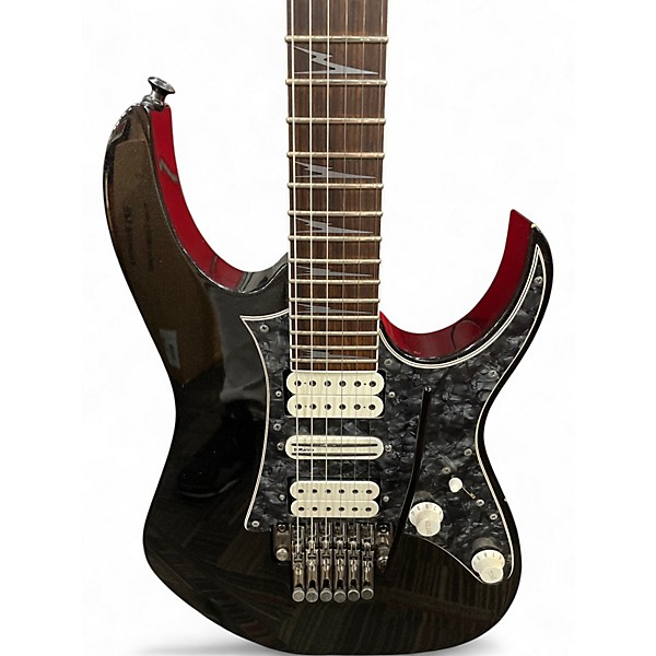 Used Ibanez rg350mz Black Solid Body Electric Guitar