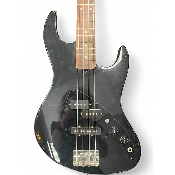 Vintage 1990s Fender JP-90 Bass Black Electric Bass Guitar