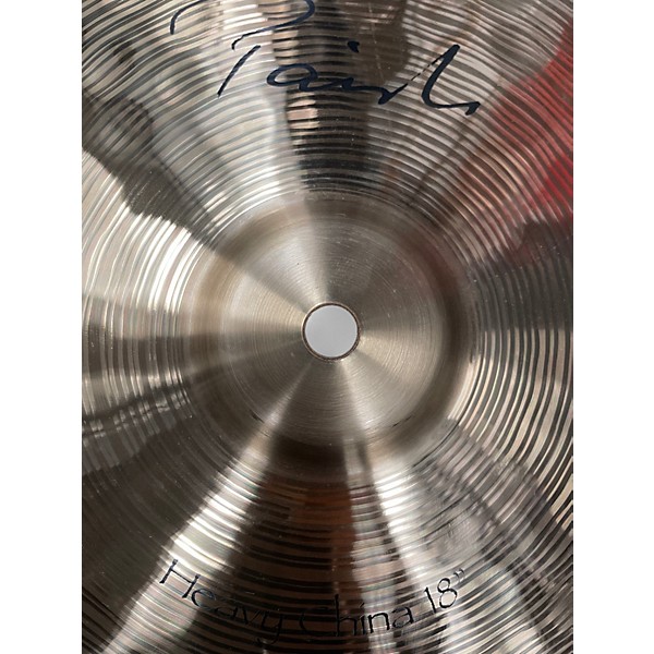 Used Paiste 18in SIGNATURE HEAVEY CHINA Cymbal