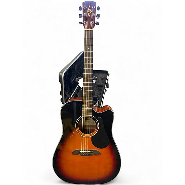 Used Alvarez RD-20SC 2 Tone Sunburst Acoustic Electric Guitar