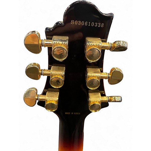 Used Greg Bennett Design by Samick JZ-2 Sunburst 2 Tone Sunburst Hollow Body Electric Guitar