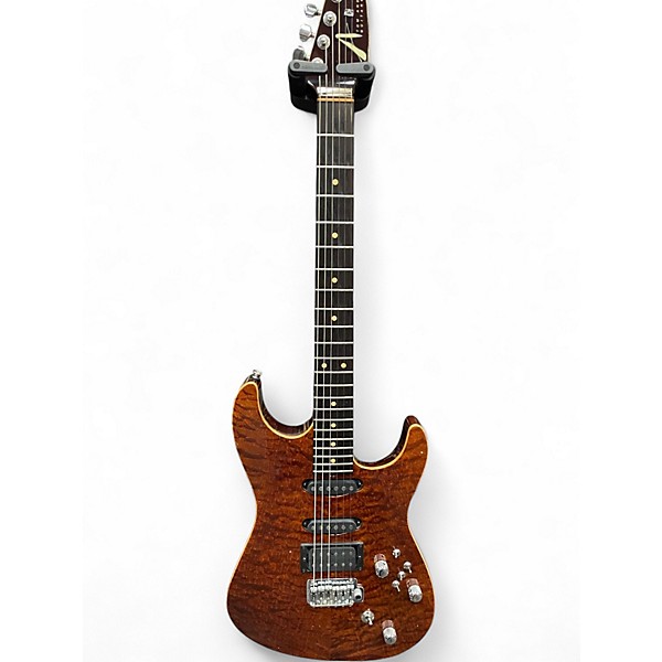 Used Tom Anderson Drop Top Brown Sunburst Solid Body Electric Guitar