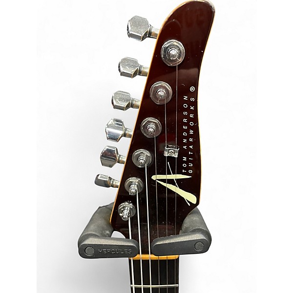 Used Tom Anderson Drop Top Brown Sunburst Solid Body Electric Guitar