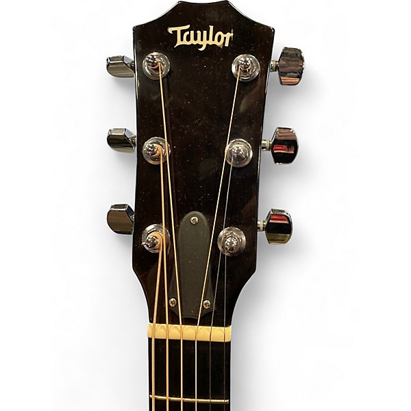 Used Taylor 214CE-BLK DLX Black Acoustic Electric Guitar