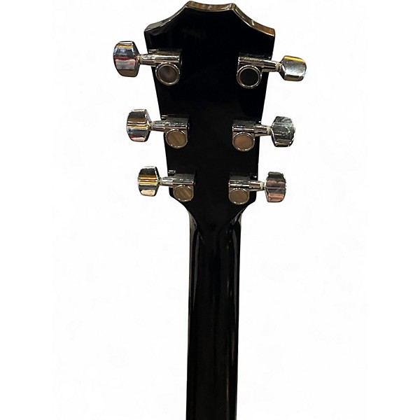 Used Taylor 214CE-BLK DLX Black Acoustic Electric Guitar