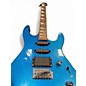 Used Nicon FAST FINGERS Placid Metallic Blue Solid Body Electric Guitar