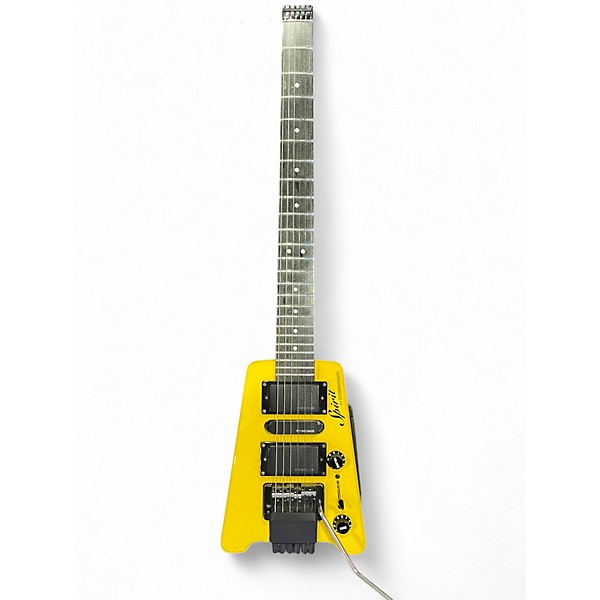 Used Spirit GT PRO Yellow Solid Body Electric Guitar