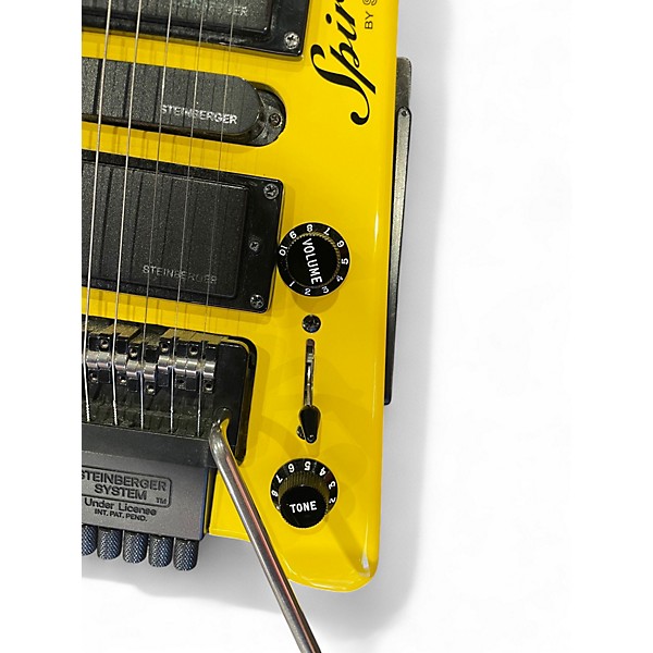 Used Spirit GT PRO Yellow Solid Body Electric Guitar