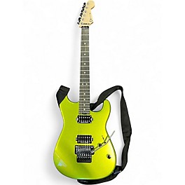 Used Charvel Pro Mod San Dimas HH FR Lime Green Solid Body Electric Guitar