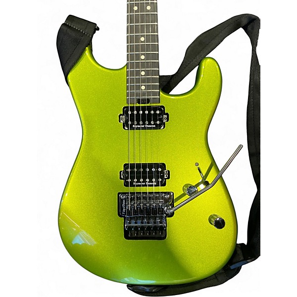 Used Charvel Pro Mod San Dimas HH FR Lime Green Solid Body Electric Guitar