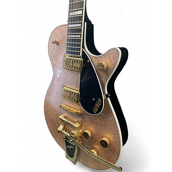 Used Gretsch Guitars G6229TG CHAMPAGNE SPARKLE Solid Body Electric Guitar