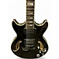 Used Ibanez AM77-NBK-12-01 BLACK SPARKLE Hollow Body Electric Guitar
