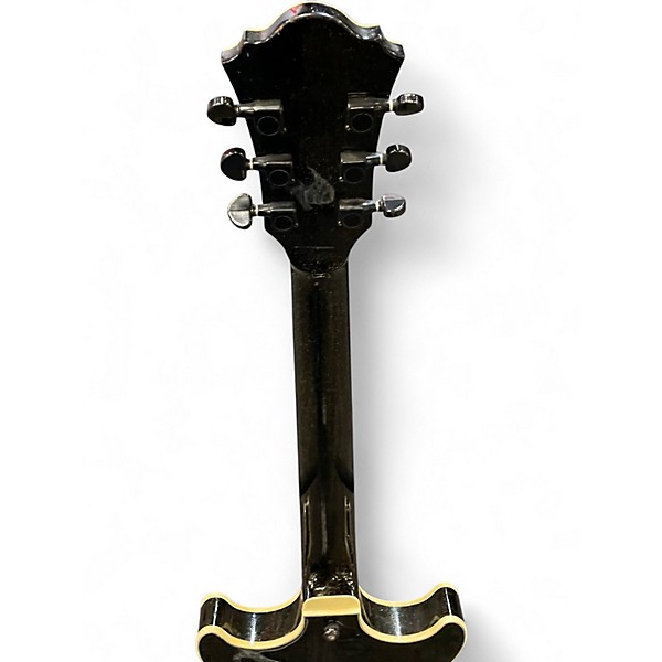 Used Ibanez AM77-NBK-12-01 BLACK SPARKLE Hollow Body Electric Guitar