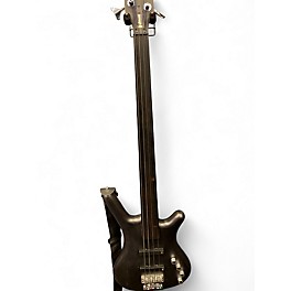 Used Warwick Corvette 4 String Black Electric Bass Guitar