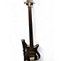 Used Warwick Corvette 4 String Black Electric Bass Guitar thumbnail