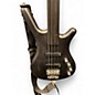 Used Warwick Corvette 4 String Black Electric Bass Guitar