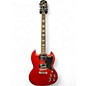 Used Epiphone SG Standard Red Solid Body Electric Guitar thumbnail