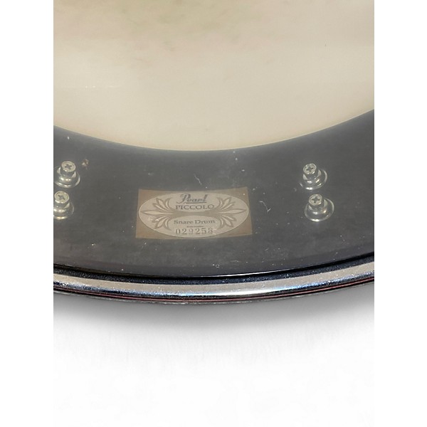 Used Pearl 13X3 Piccolo Steel Satin Black Drum
