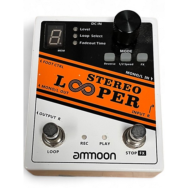 Used Ammoon Stereo Looper Pedal