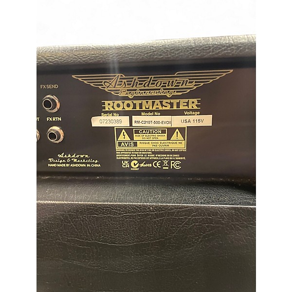 Used Ashdown RM-C210T 500 EVO II Bass Combo Amp