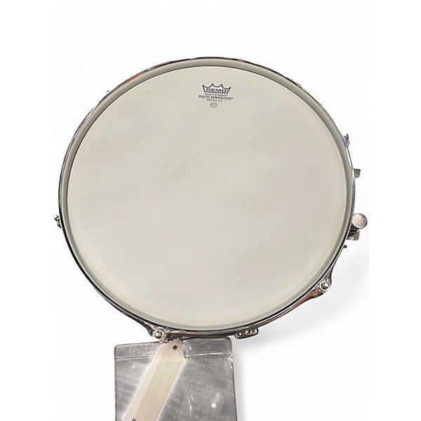 Used Pearl 14in STEEL SHELL SNARE STEEL Drum