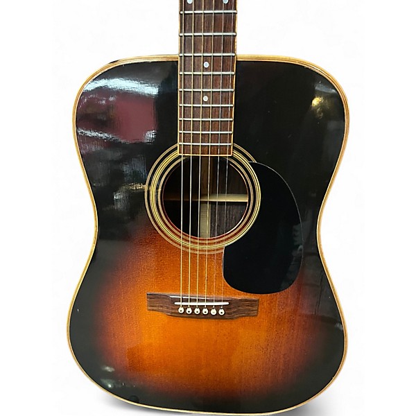 Used Epiphone 1970S  2 Color Sunburst Acoustic Guitar