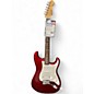 Used Fender Standard Stratocaster Metallic Red Solid Body Electric Guitar