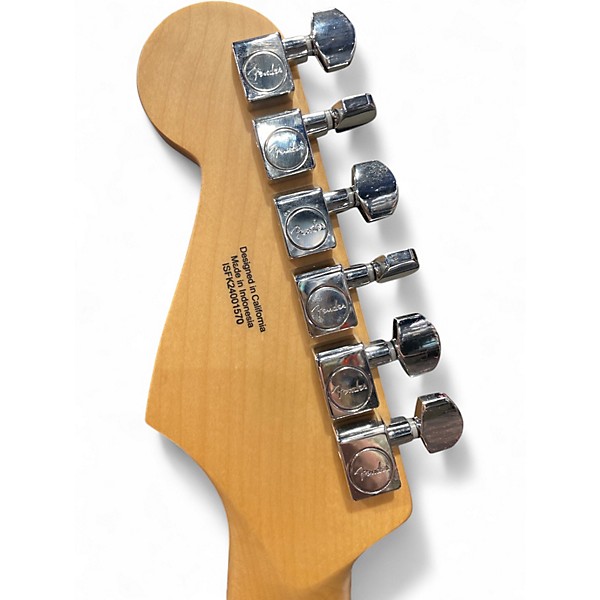 Used Fender Standard Stratocaster Metallic Red Solid Body Electric Guitar