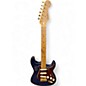 Used Fender Deluxe Players Stratocaster Sapphire Blue Transparent Solid Body Electric Guitar thumbnail