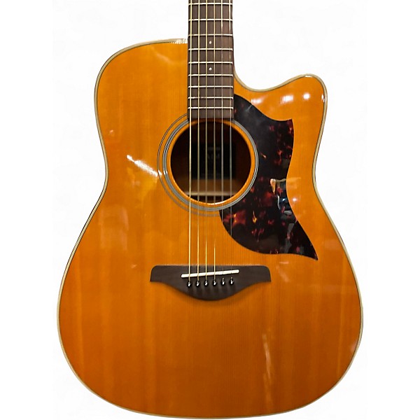 Used Yamaha A1M Natural Acoustic Electric Guitar