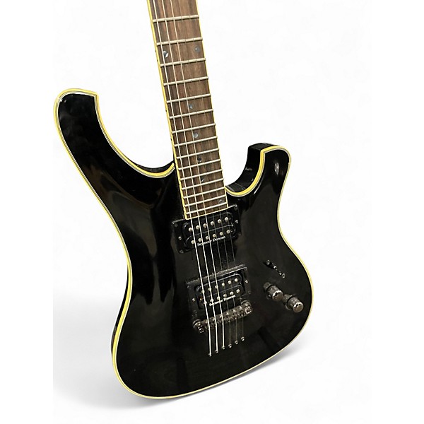Used Schecter Guitar Research BLACKJACK Black Solid Body Electric Guitar